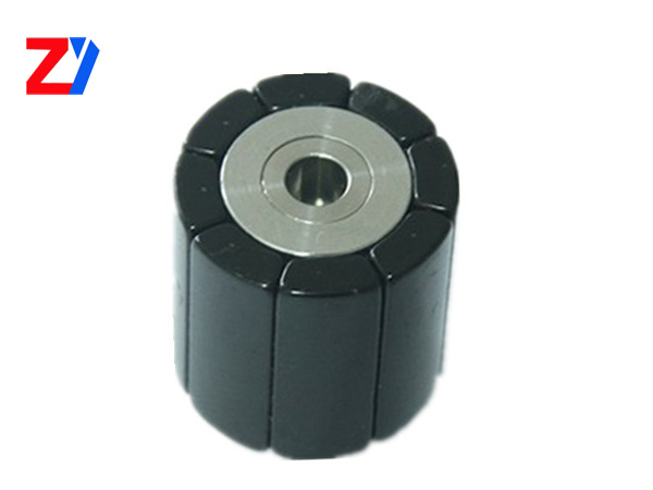 Pump magnetic steel rotor assembly